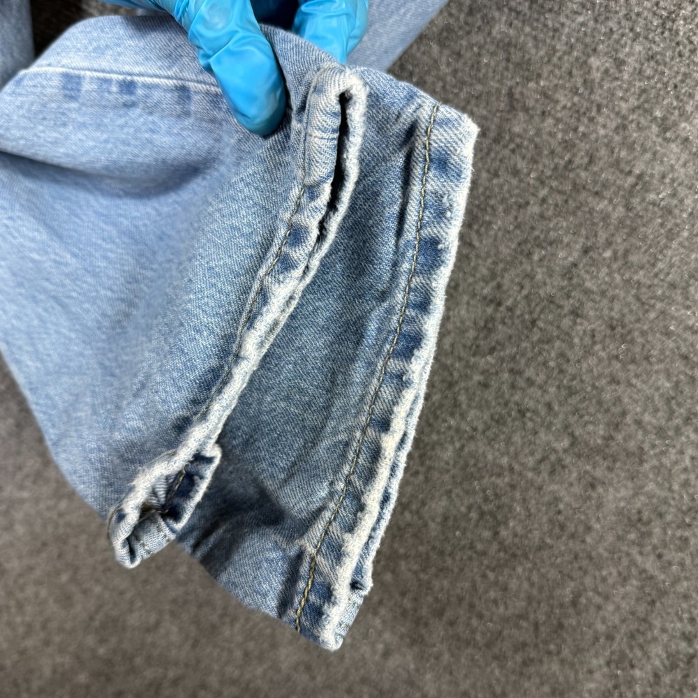 Levis Low Pro Straight Jeans Light Wash 100% Cotton Womens Size 24x31 #2939 - Picture 8 of 14